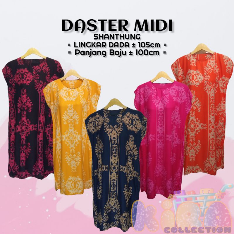 Daster Midi Daster Batik Atasan Baju Tidur Daster Murah Kekinian