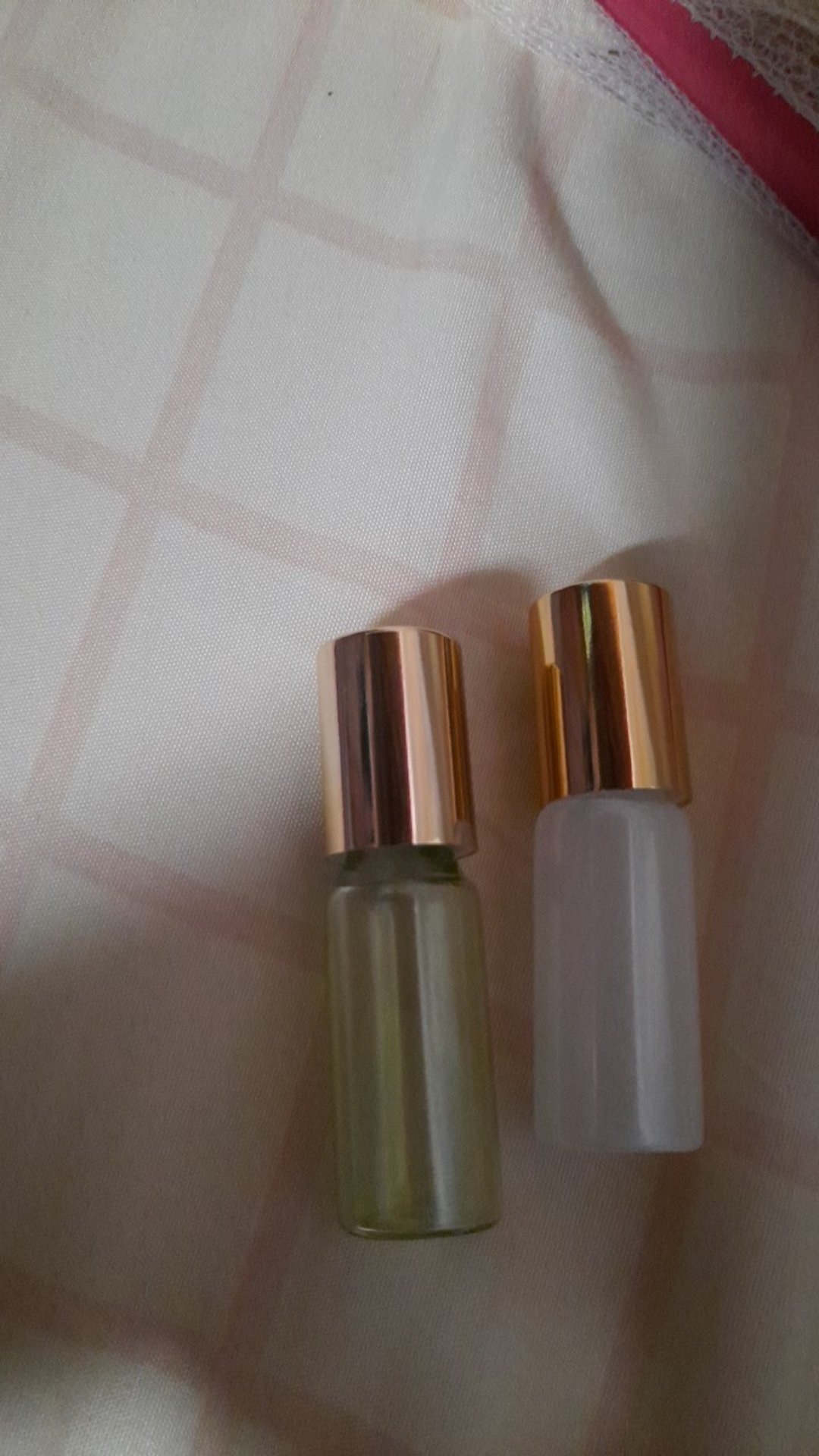 Botol Rollon Kaca Clear Color Pastel 5ml - Empty Roller Glass Bottle Essential Oil Ready Stock