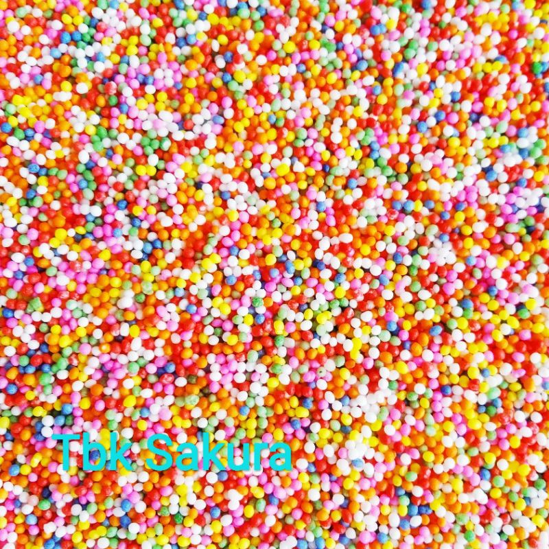 

SPIKEL Hiasan Cake Gula warna warni 1 Kg