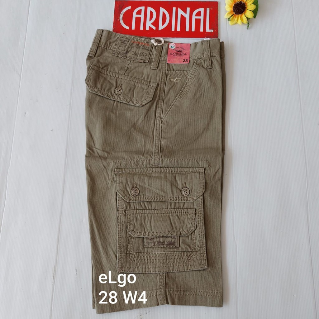 BB 28-W CARDINAL KEMPOL CASUAL Celana Pendek Kempol Fashion Pria Brand Kekinian