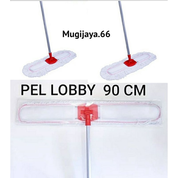 Pel Lobby 90 cm dragon / pel debu / Alat sapu pel panjang / pel Lobby dragon