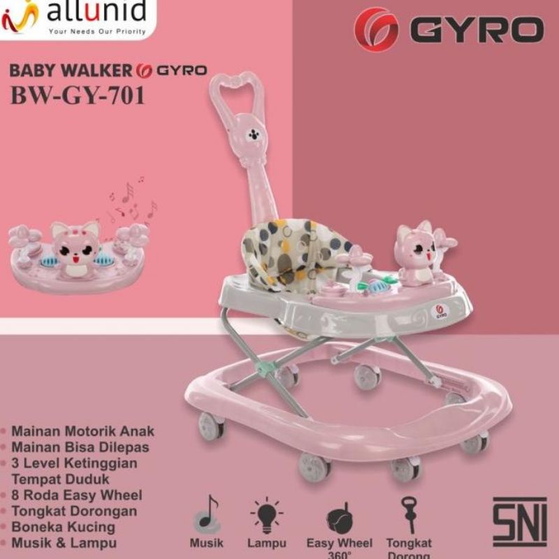 Baby Walker Space Baby Spacebaby SB 511 / SB511 / GYRO 701 / GYRO 702 / GY701 / GY702  ada dorongan BEST SELLER