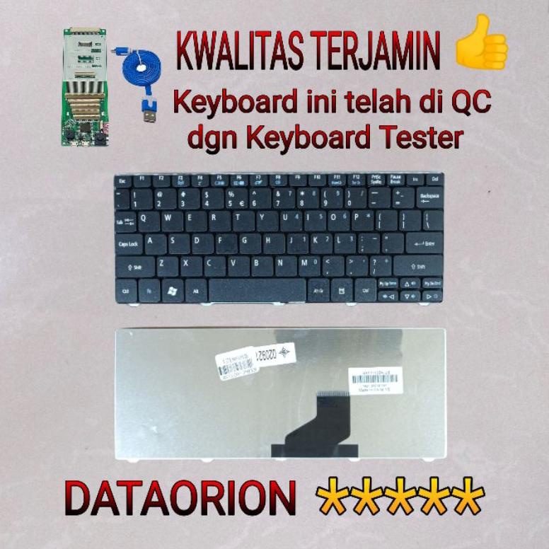 Keyboard acer aspire one 532 532H AO532H AO532 D255 Nav50 N57 N578Q N570 N57C hitam