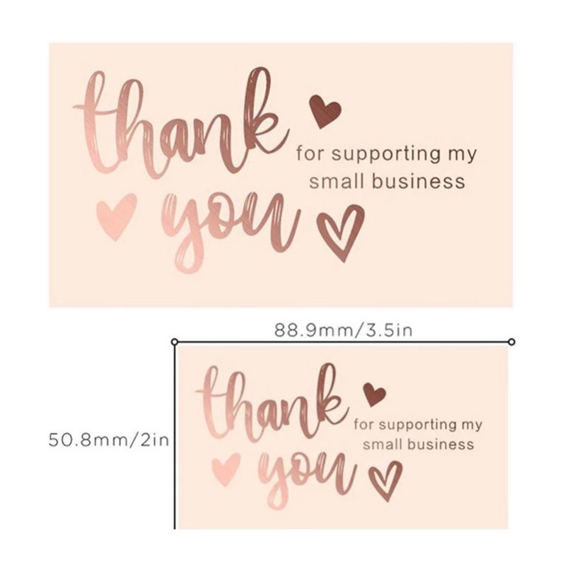 Greeting Card Business Card Kartu Ucapan Thank You  Isi 10 lembar