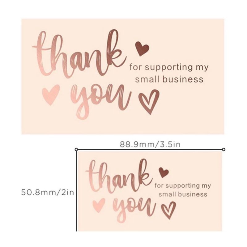 Greeting Card Business Card Kartu Ucapan Thank You  Isi 10 lembar