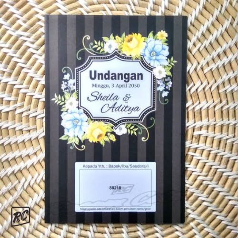 CETAK UNDANGAN ERBA 88218 (Per Pcs)