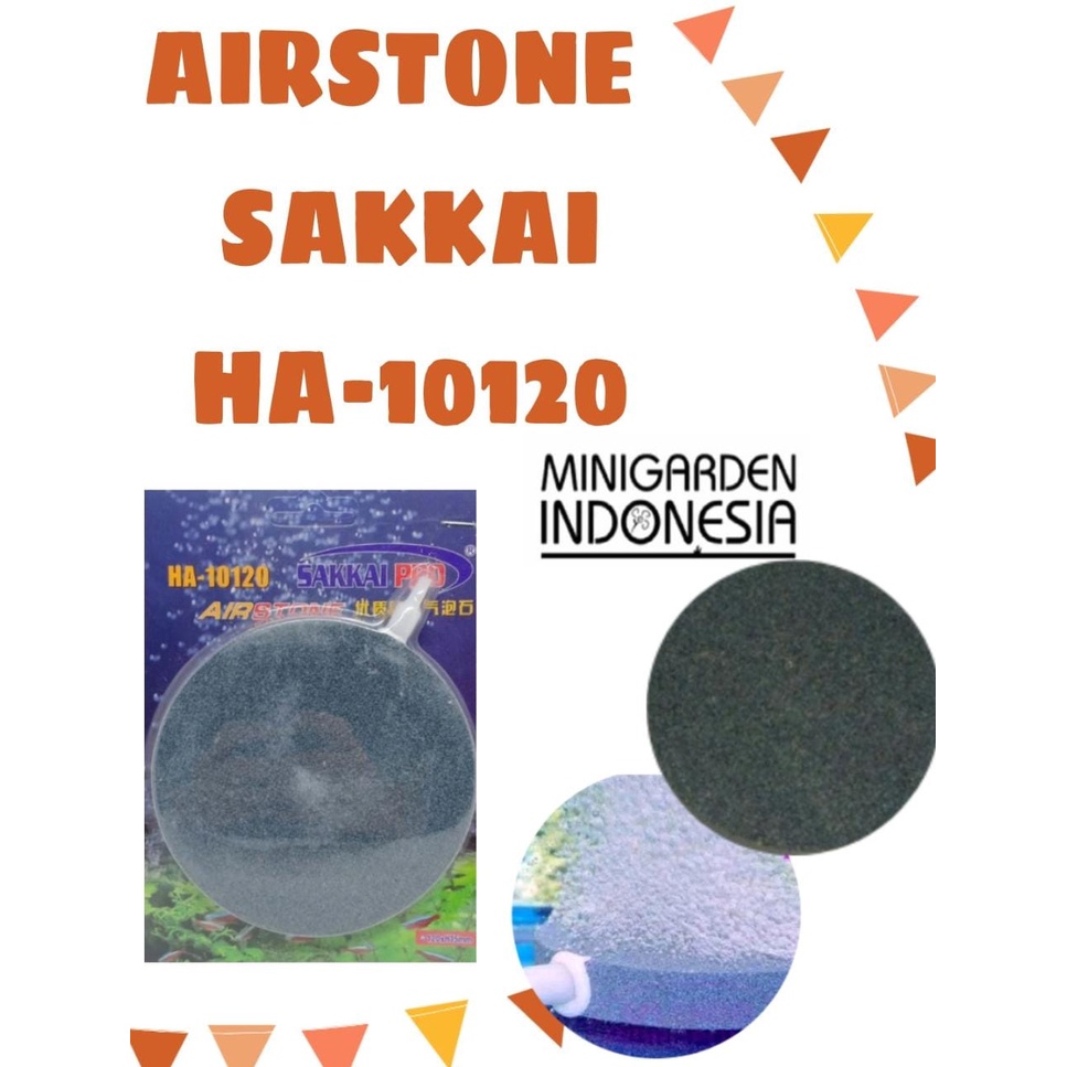 AQUARIUM AIRSTONE BULAT SAKKAI PRO HA-10120 BATU AERATOR 12CM X 15MM