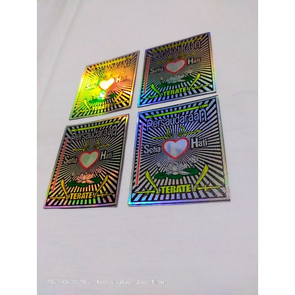 

Stiker PSHT hologram