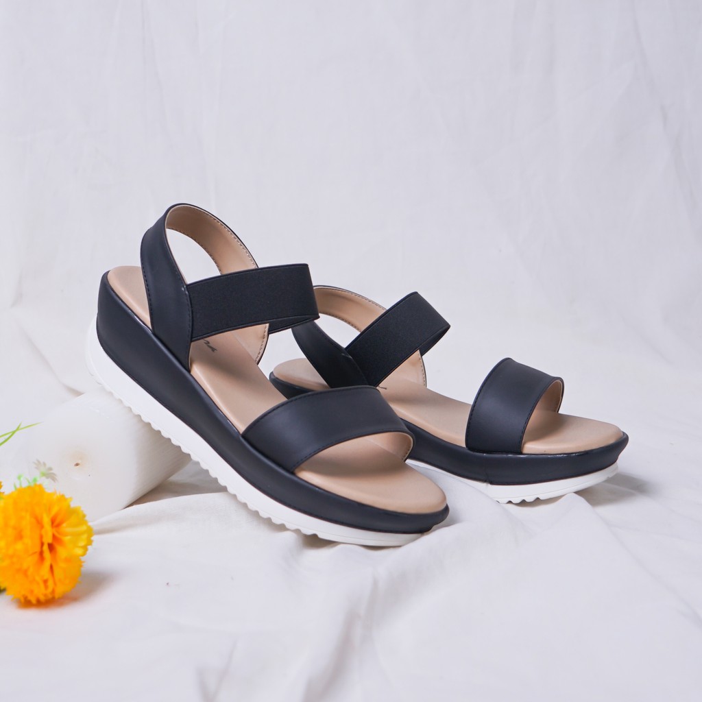 SANDAL JELLY WANITA WEDGES HAK TINGGI SENDAL CASUAL CEWEK MURAH KEKINIAN