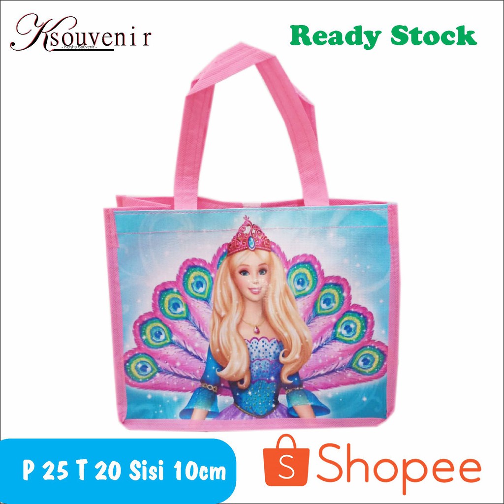 

goodie bag tas souvenir ulang tahun ultah barbie
