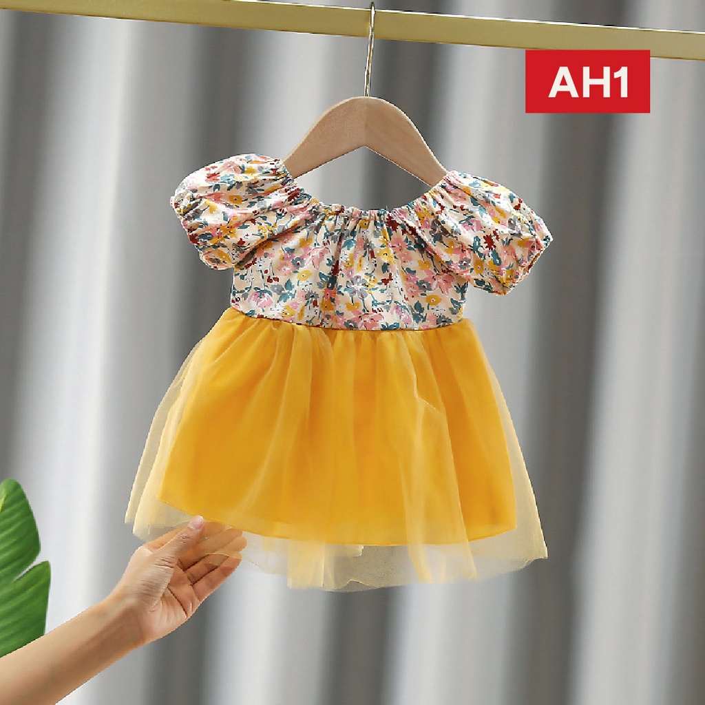 LAPAGO - Dress Gaun Anak Bayi Perempuan Import Motif Elegan Cantik 2021 usia 6 bulan - 3 Thn Type AH
