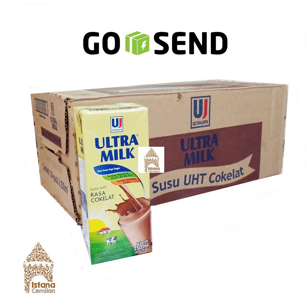 

Susu Ultra UHT 200 ML / 250ML DUS Isi 24 Pcs Aneka Rasa Cokelat, Taro,dll (Go Send Bandung)