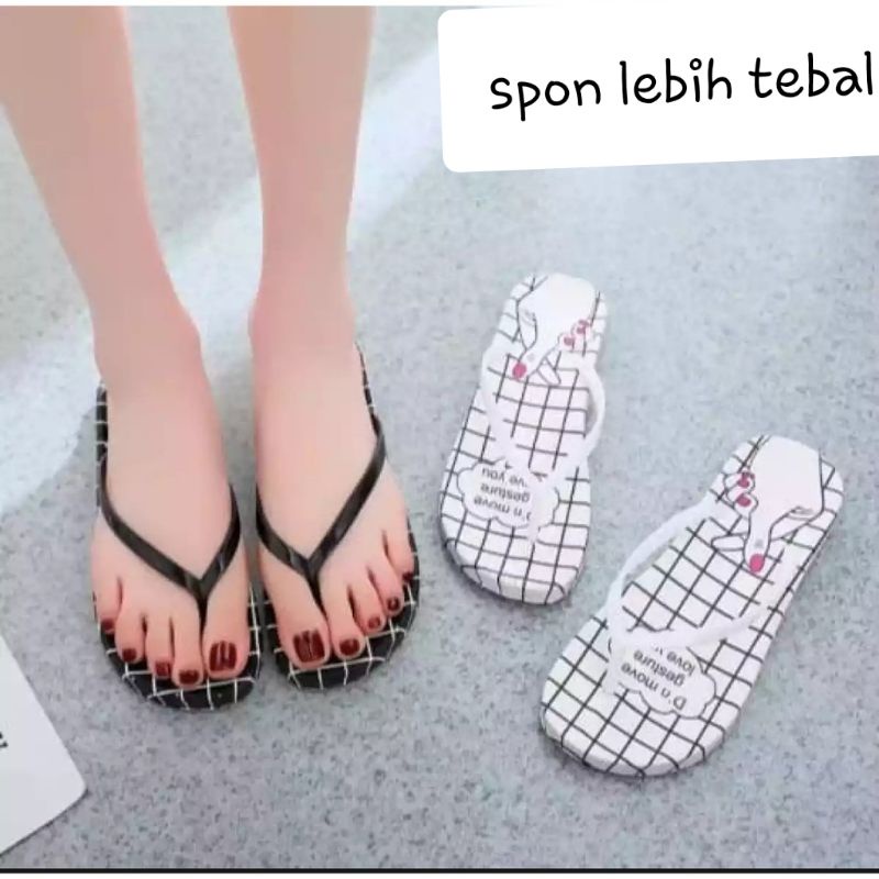 JB-Sandal Spon Motif Sarangheo