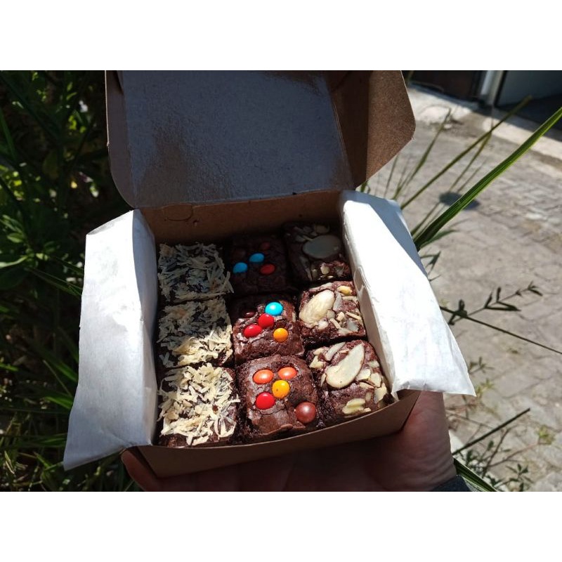 

Brownies sekat fudgy gluten free and dairy free box mini