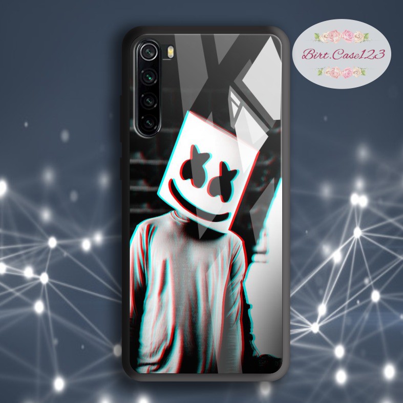 back case glass Marshmello Iphone 6 6g 6g+ 7 7g 7g+ 8 8+ Xr X Xs Xs Max Se 2020 11 Pro Max BC2786