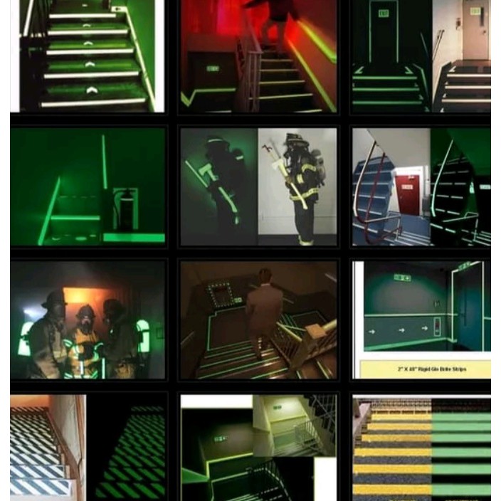 

STIKER STICKER FOSFOR GOW IN THE DARK 1 CM STIKER FOSFOR GLOW TAPE NYALA DI TEMPAT GELAP HIJAU