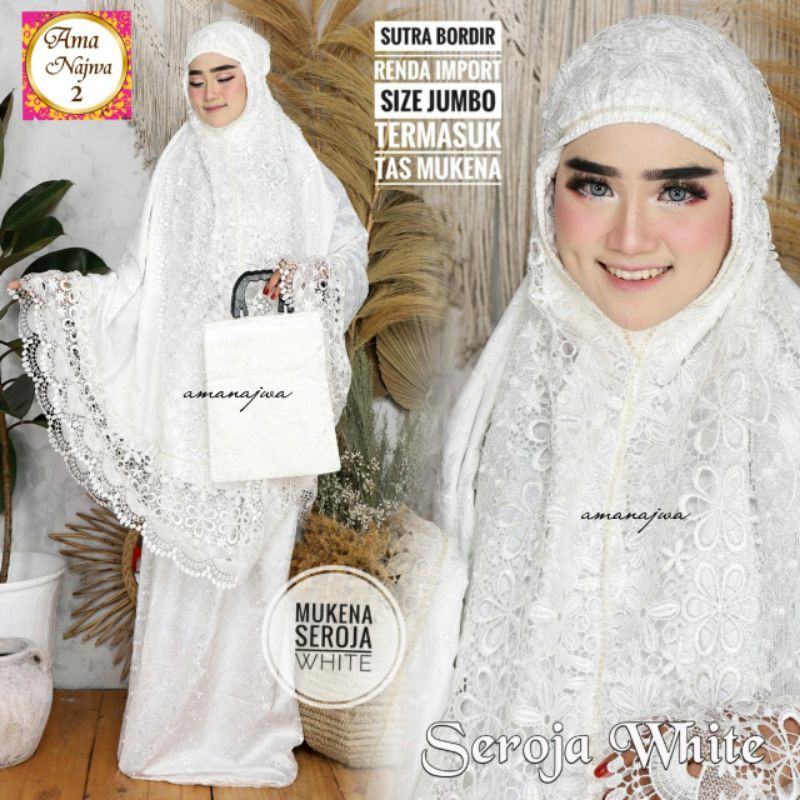 Mukena Seroja White Ama Najwa