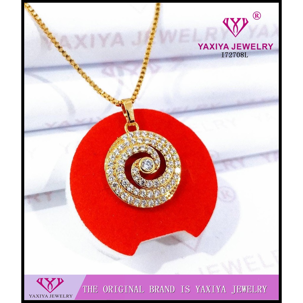 

Liontin Permata Perhiasan imitasi Gold 18k Yaxiya Jewelry i72708L