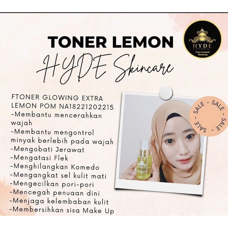 Hyde Beauty Skincare Paket Glowing isi 4 Toner