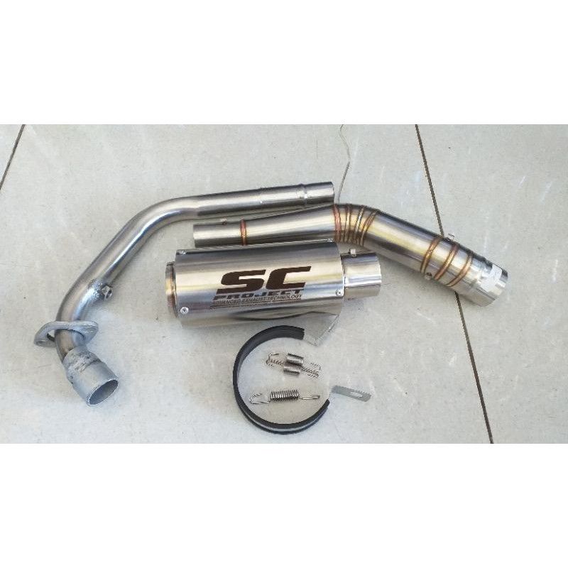 knalpot racing sc project R15 Cbr150 Cb150 Vixion