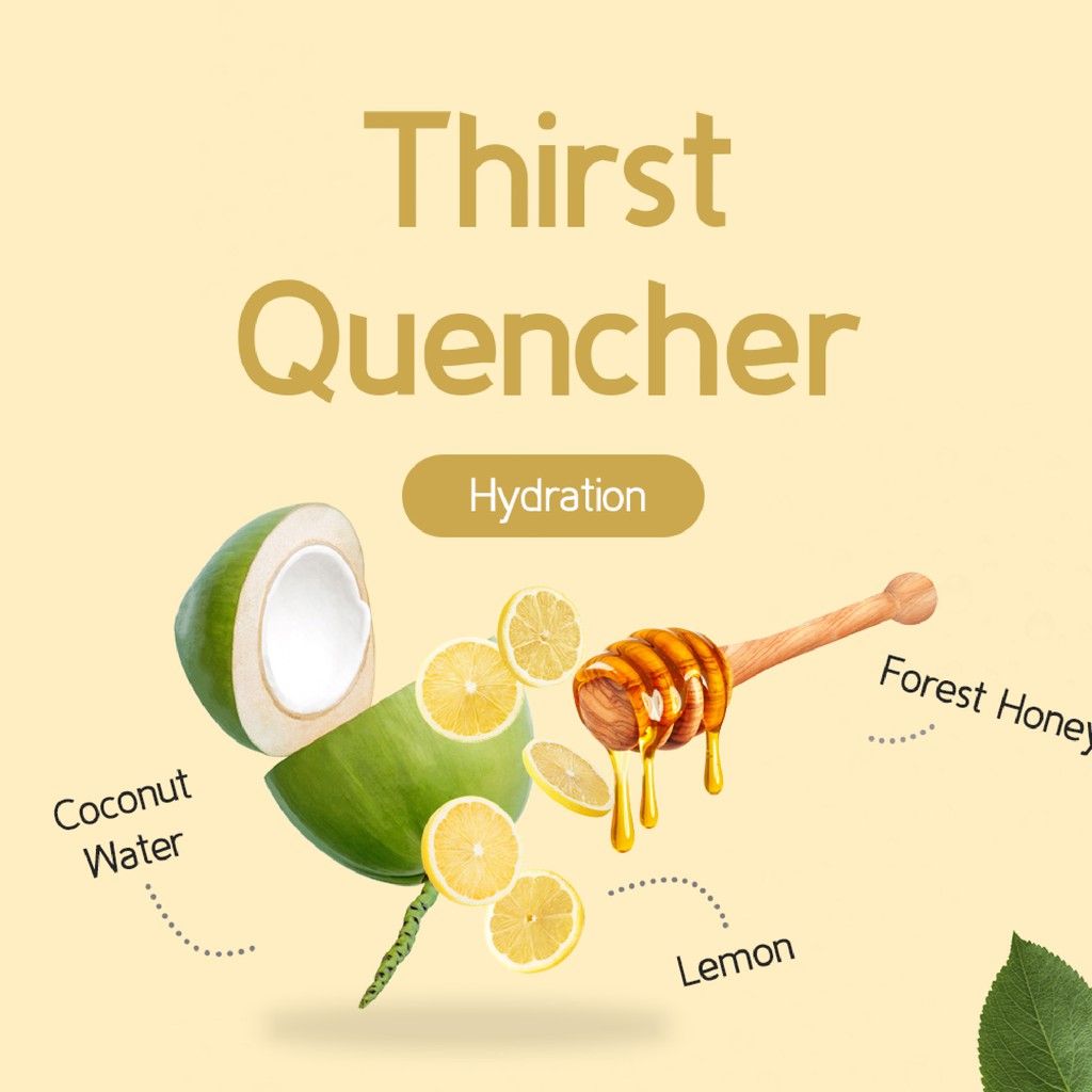 

Cold Pressed Juice Air Kelapa Lemon Madu | Fresh Jus | Thirst Quencher