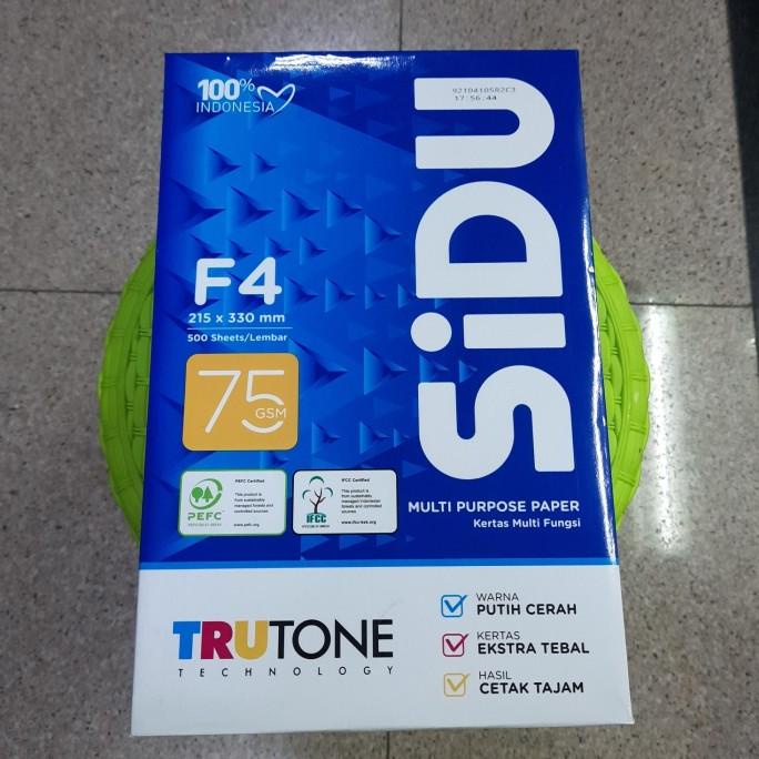

Kertas F4 75gr Sidu / Kertas Folio 75gr Sidu Star Seller Termurah