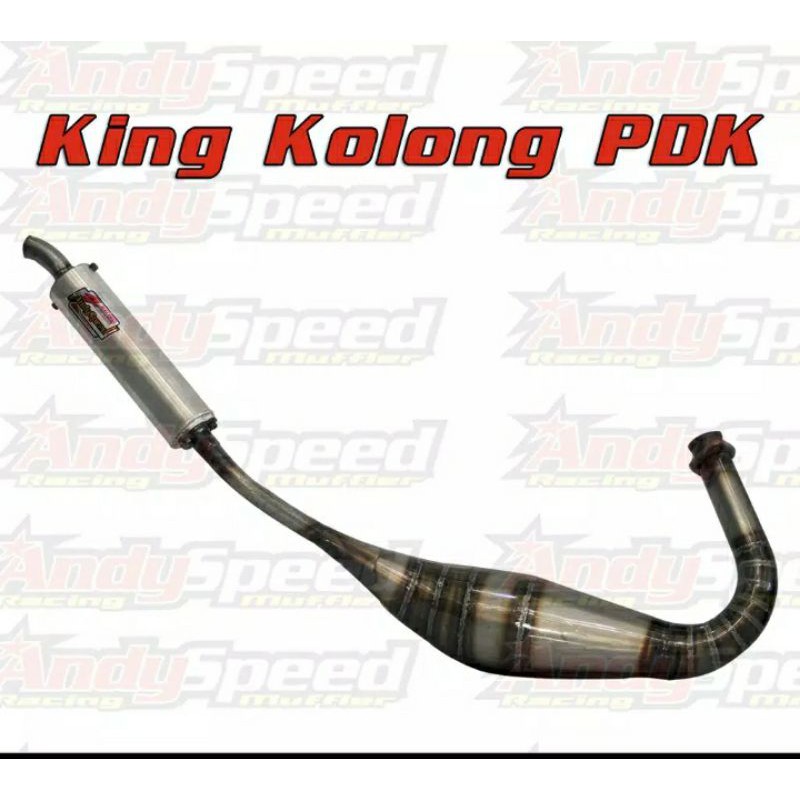 Knalpot RX KING KOLONG MODEL PDK merk andy speed