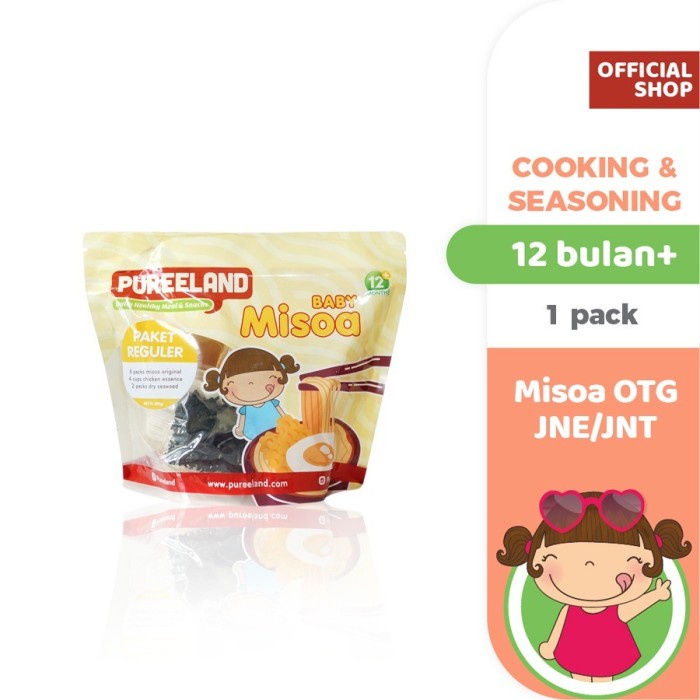 Pureeland Baby Misoa On The Go Jne/J&T / Mpasi Bayi Organik