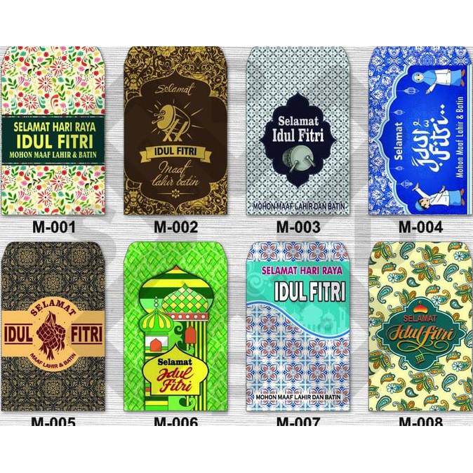 

Ready Oke 1/2 Dus (Isi 150 Pack Size M) Amplop / Angpau / Angpao Lebaran Islami