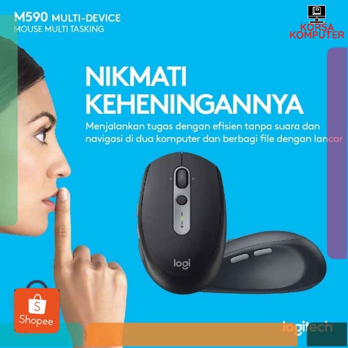 Mouse Wireless LOGITECH M590 Mouse Bluetooth Logitech SILENT Original Logitech Mouse Wireless M590 M
