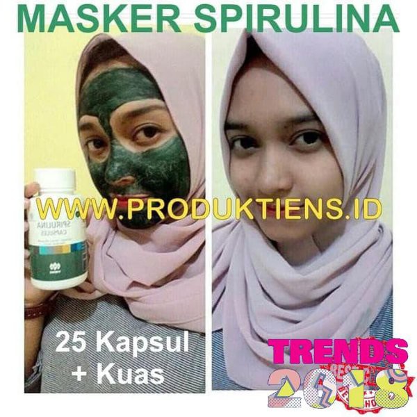 ready Paket Perawatan Kulit Bebas Jerawat Vitaline Zinc  plus  Spirulina Tiens