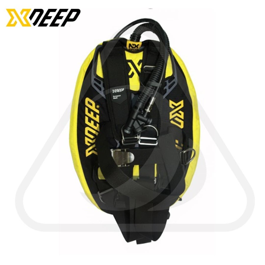BCD Tech Donut XDEEP NX Zen Deluxe Signature Scuba Diving Black Yellow