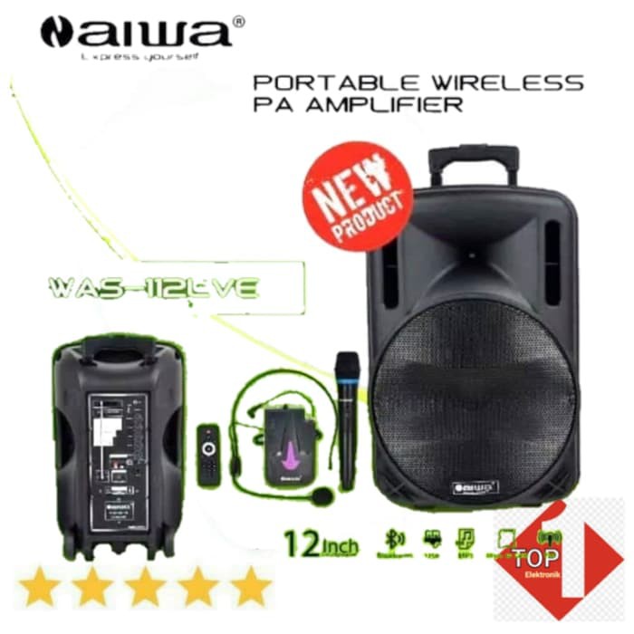 Speaker meeting Aiwa WAS 112LVE Bluetooth