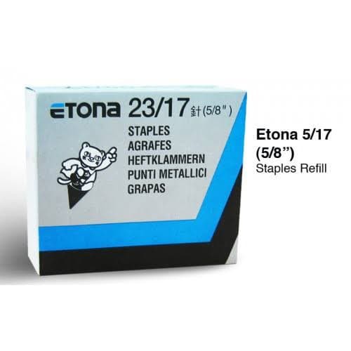 

Isi Staples ETONA 23/17 Refill Stapler 5/8" Stapler Tembak ETONA
