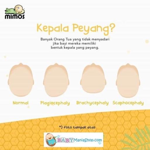 READY Bantal Peyang Mimos Pillow Original +Sarung Bantal Babymaniashop