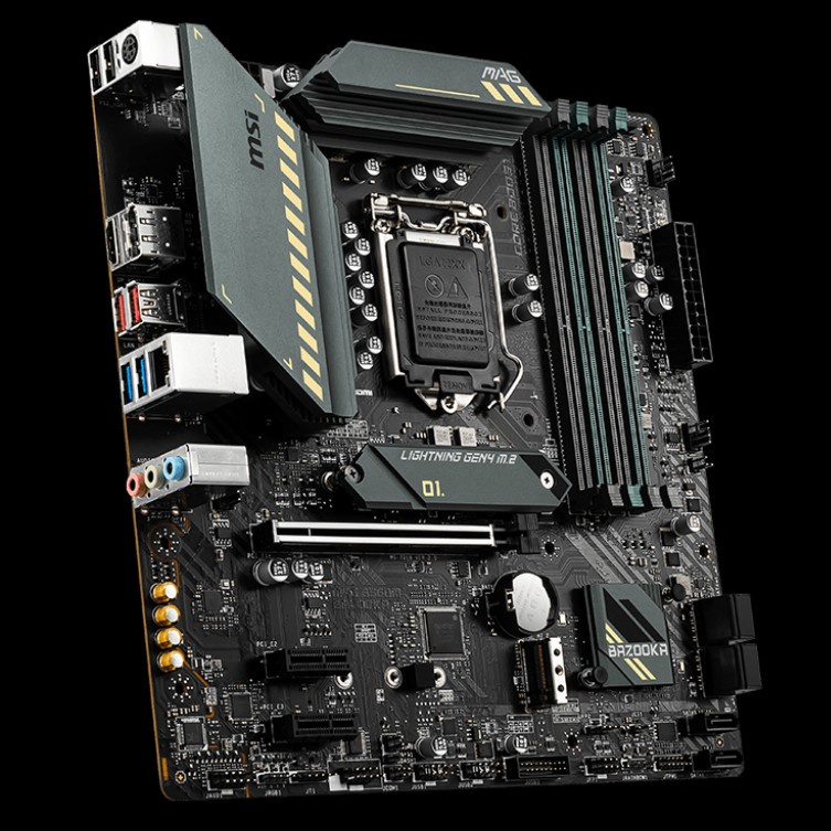 MSI MAG B560M BAZOOKA MOTHERBOARD iNTEL LGA 1200, B560, USB3.2, SATA3