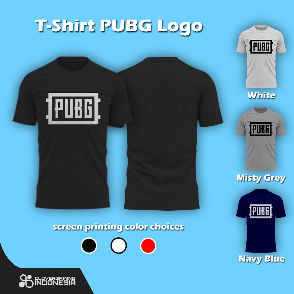 Kaos PUBG Large Logo -  Kaos Premium