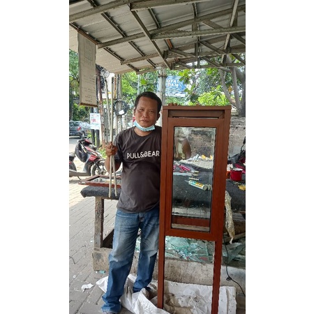 Rel jendela sliding vertical.uk 60cm.aluminium kayu upvc //engsel vertical //hardware vertical //ver