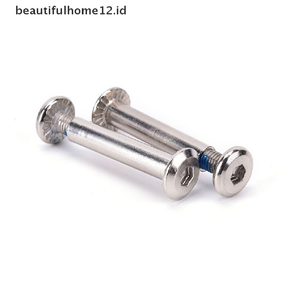 【beautifulhome12.id】 8x/set inline roller axles blades screws skate wheel bolts for skate shoes .