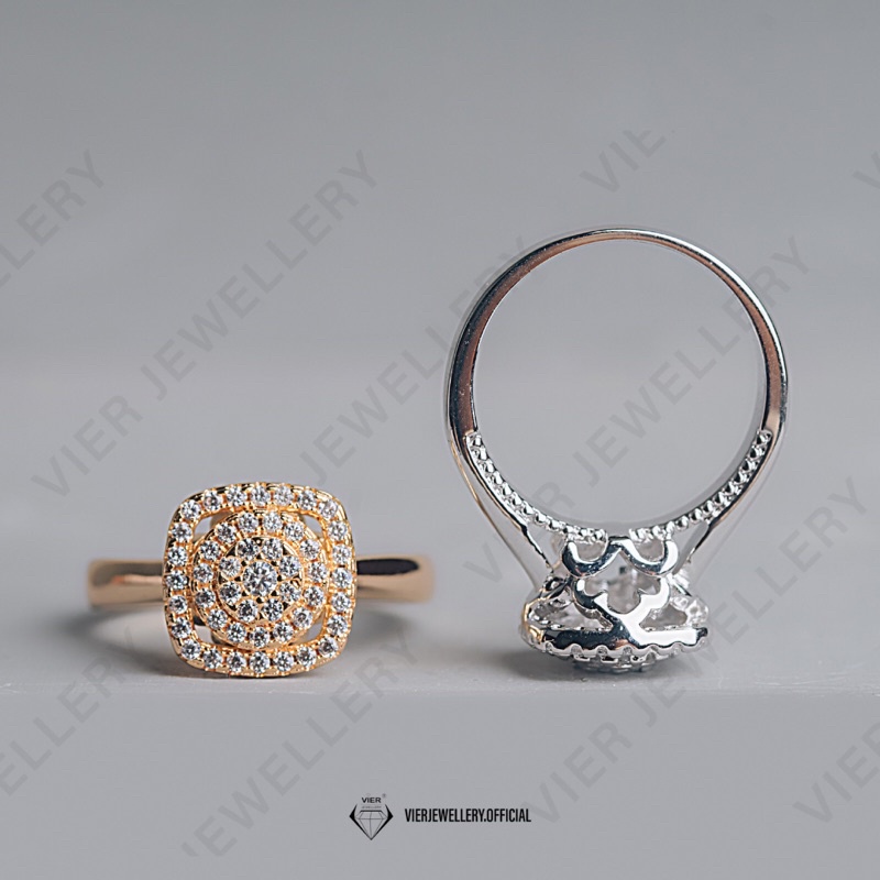 Vier Jewellery Wynn Edition 8495 / Cincin Replika Berlian Zirconia