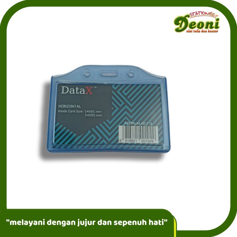 

DATA X Horizontal ID Soft Card Holder Double Bolak Balik
