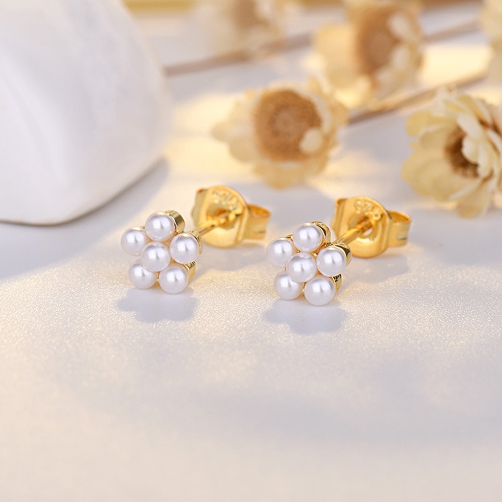 Hu Hu Hu Hu Hu Alat Bantu Pasang Kacamata♡ 1 Pasang Anting Stud Desain Pita Aksen Berlian Imitasi Bahan Tembaga Untuk Pria Dan Wanita