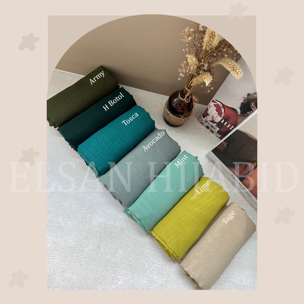 Jilbab Bella square instant 2 layer