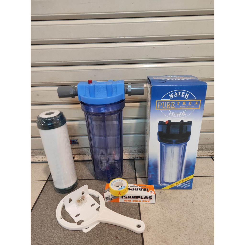Paket Filter Air 1 Housing Puretrex Pipa 3 per 4 In Manganese Besi