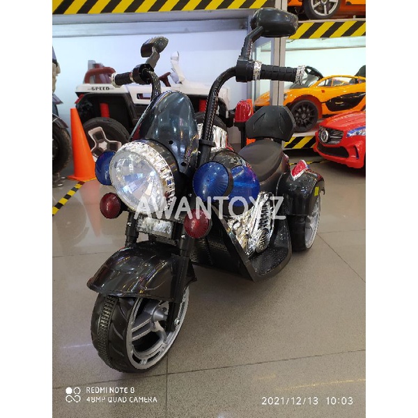Motor Aki Anak Harley Black EMT