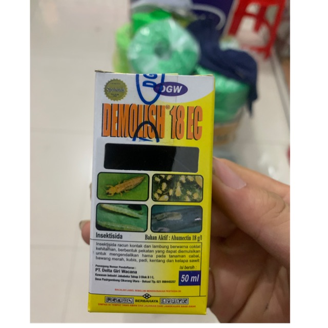 Demolish 18EC 50ml insektisida Anti Keriting tanaman cabai