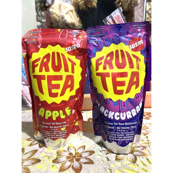 fruit tea 230ml grosir 1 dus