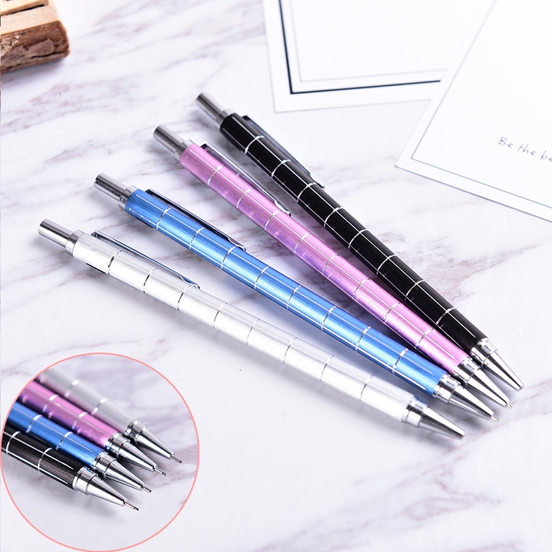 Pensil Mekanik Otomatis 0.5mm Bahan Metal Untuk Menulis / Menggambar