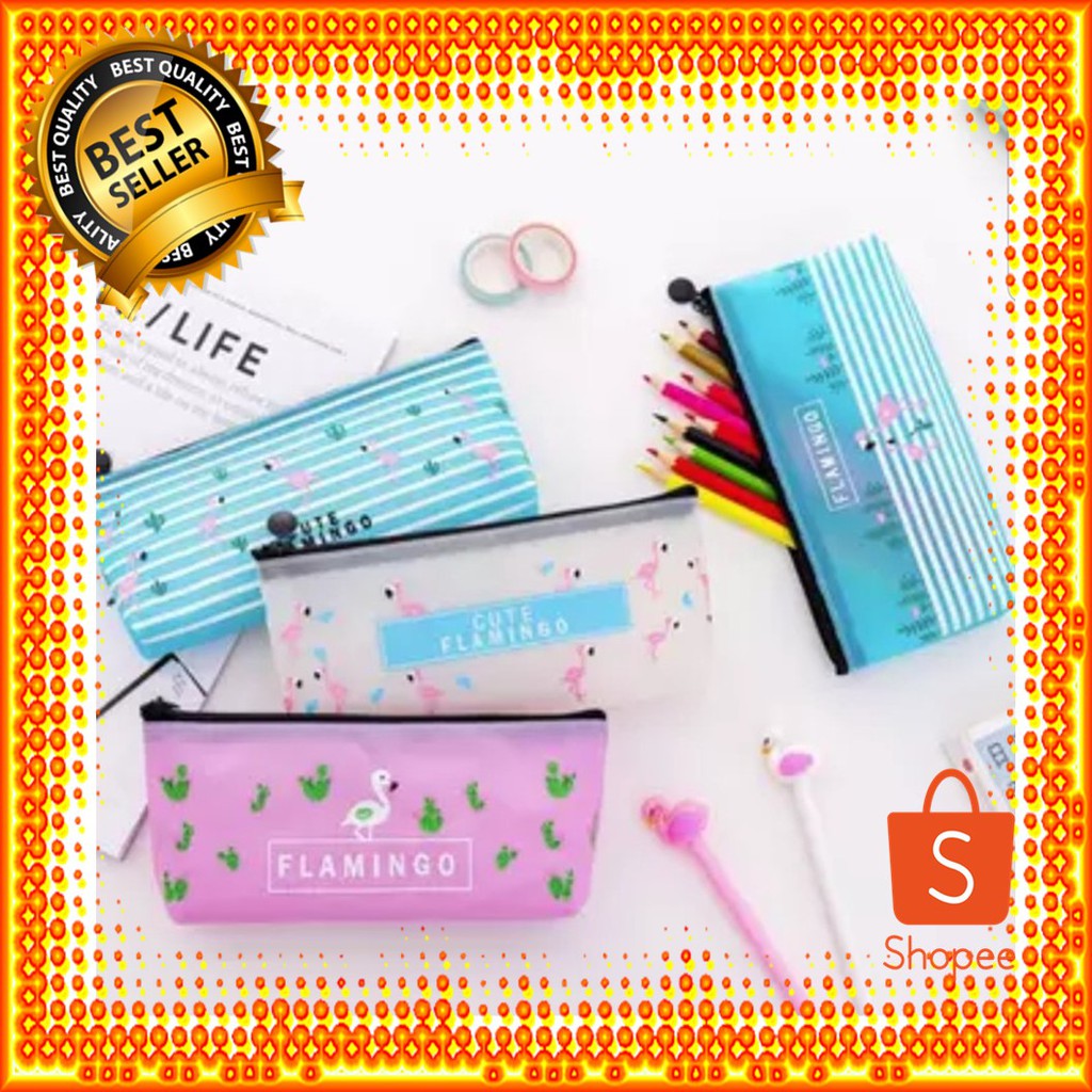 

TP0022 Tempat pensil Sparking Flamingo / Tempat kosmetik
