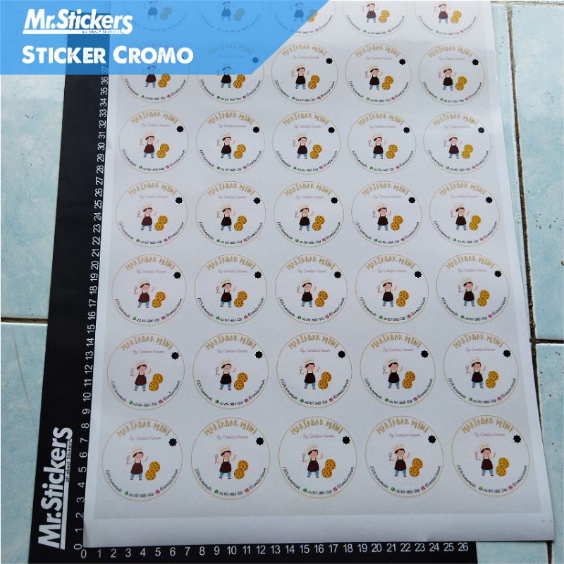 

sticker cromo stiker cromo kromo stiker label sticker murah